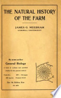 Natural History of the Farm: A Guide to the Practical Study of the Sources of Our Living in Wild Nature