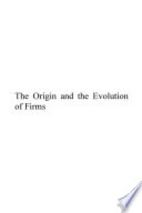 The origin and the evolution of firms : information as a driving force