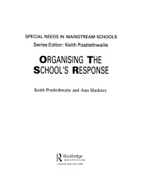 Organising the school's response