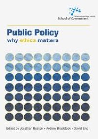 Public Policy: Why ethics matters