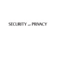 Security and privacy