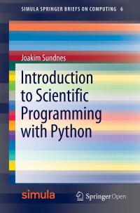 Introduction to scientific programming with Python