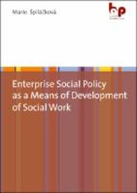 Enterprise social policy as a means of development of social work