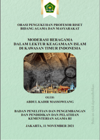 Moderasi beragama dalam lektur keagamaan islam di kawasan timur Indonesia