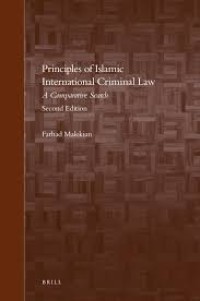 Principles of Islamic International Criminal Law