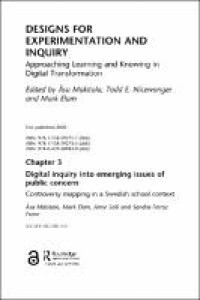 Chapter 3: Digital inquiry into emerging issues of public concern