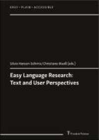 Easy language research : text and user perspectives