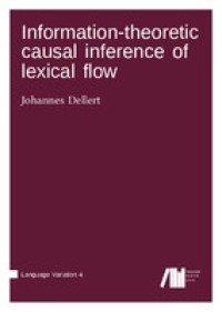 Information-theoretic causal inference of lexical flow