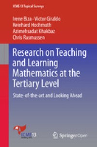 Research on teaching and learning mathematics at the tertiary level