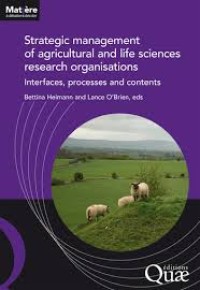 Strategic management of agricultural and life sciences research