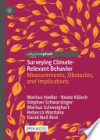 Surveying climate-relevant behavior : measurements, obstacles, and implications