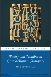 Poetry and Number in Graeco-Roman Antiquity